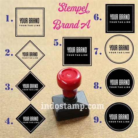 Stempel Minimalis