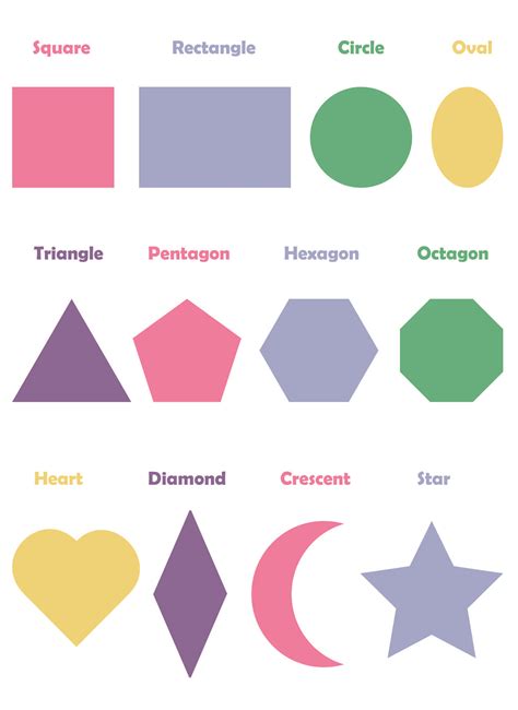 Stencil Shapes Printable