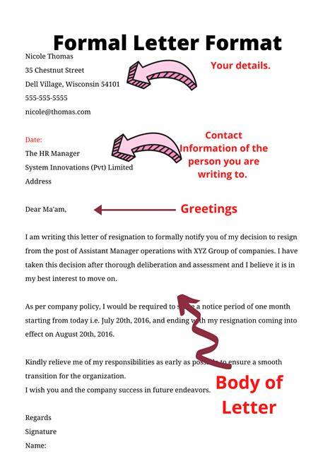 Steps to Write Official Letter