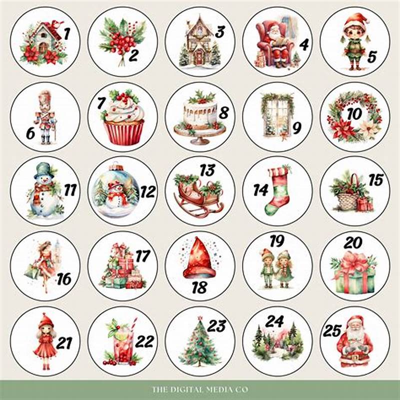 Sticker Advent Calender