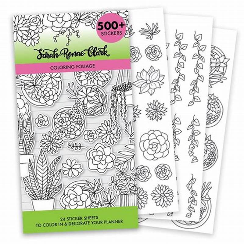 Sticker Coloring Books