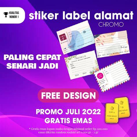 Stiker Alamat Custom