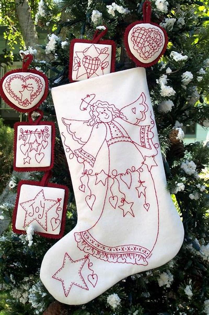 Stocking Embroidery Pattern