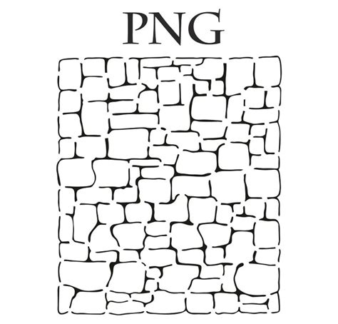 Stone Wall Template