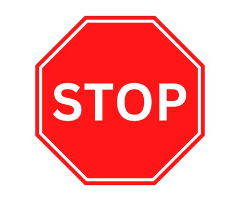 Stop Sign Image Free Printable