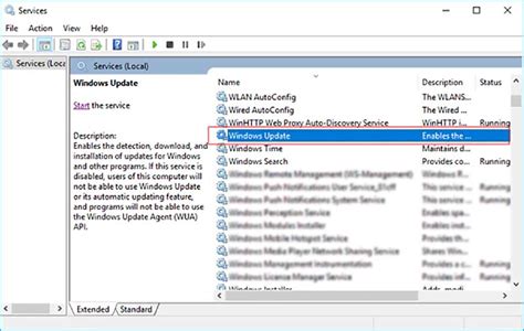 Stop Windows Update Services