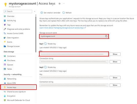 Storage Account Access Lost