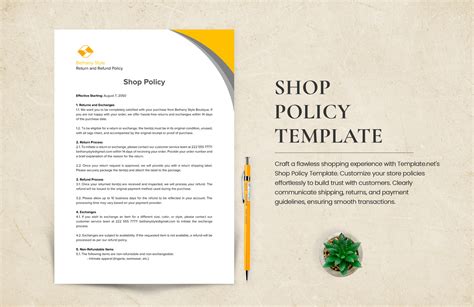 Store Policy Template