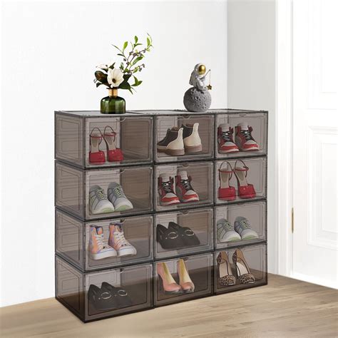 Storing sneakers in boxes