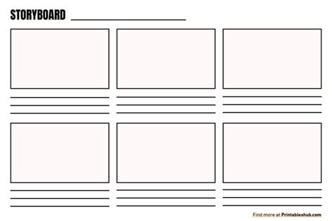 Storyboard Blank Template