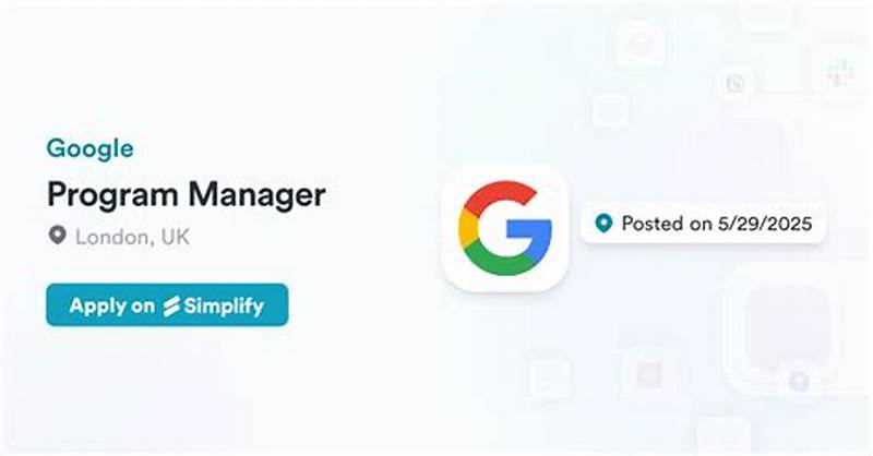 Strategy And Operations Program Manager Google Salary