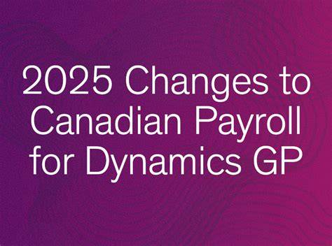 Streamline Canadian Payroll in Dynamics GP