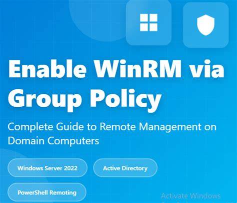 Streamline WinRM Configuration Deploy via Group Policy on Windows Computers