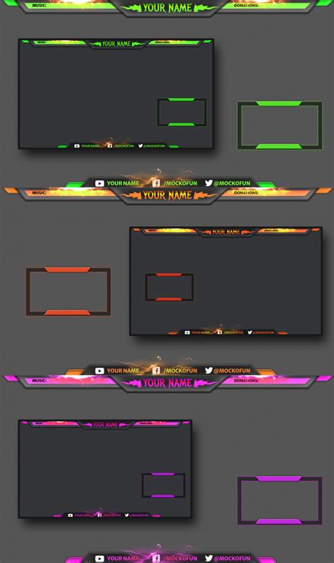 Streamyard Overlay Template