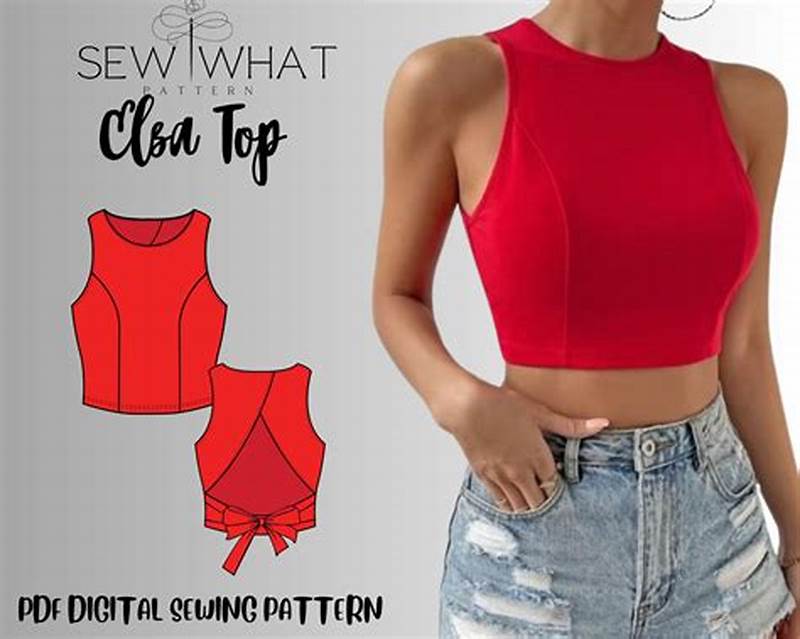 Structured Crop Top Pattern