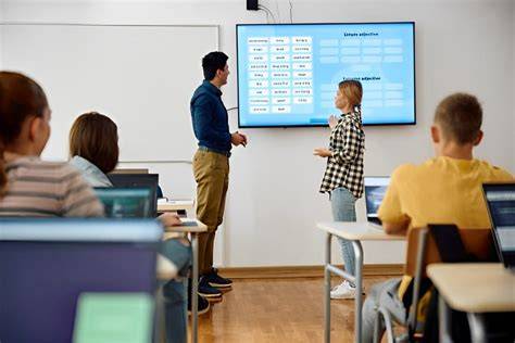 Student in classroom