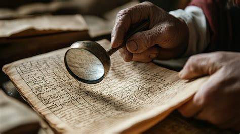 Studying old manuscripts