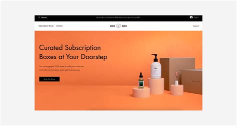 Subscription Website Template