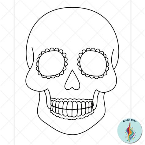 Sugar Skull Template
