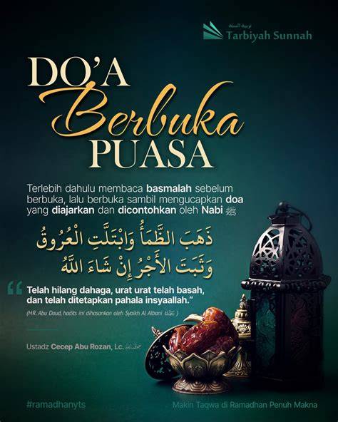 Sunnah berbuka puasa