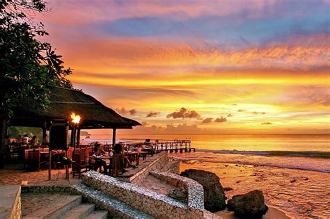 Enjoying sunset in Bali