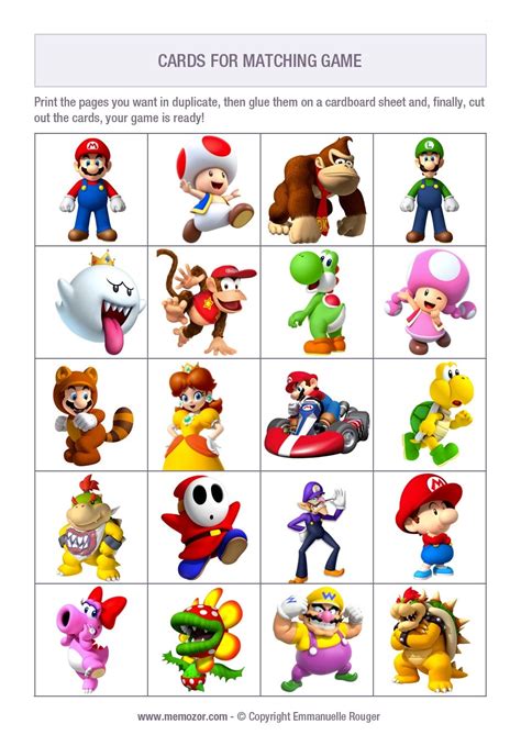 Super Mario Printable Images
