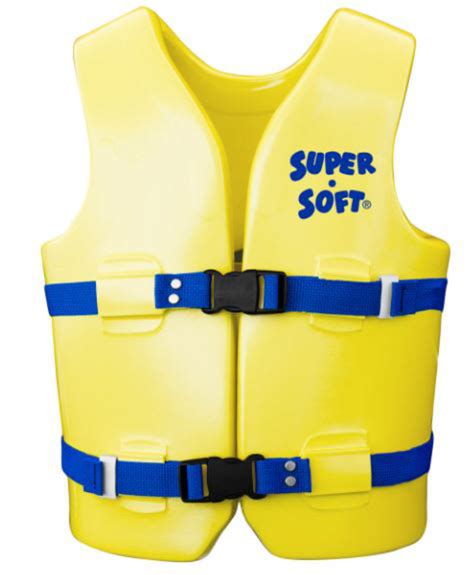 Super Soft Life Vest Size Chart