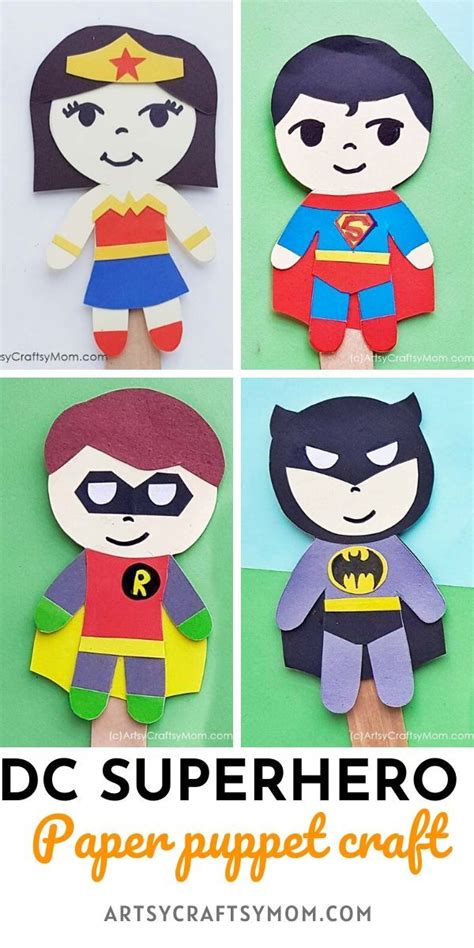 Superhero Craft Template