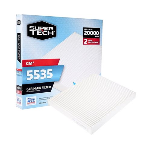 Supertech Cabin Air Filter Catalog