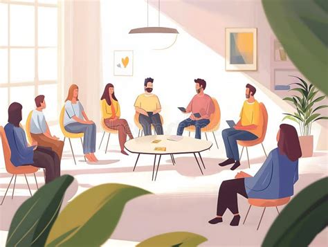 Support group circle