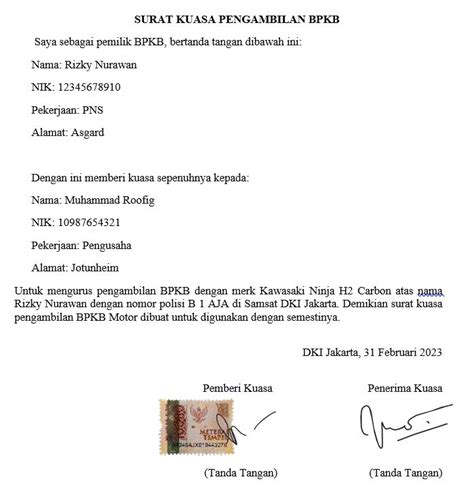 Kapan Kita Membutuhkan Surat Terkait BPKB Motor?