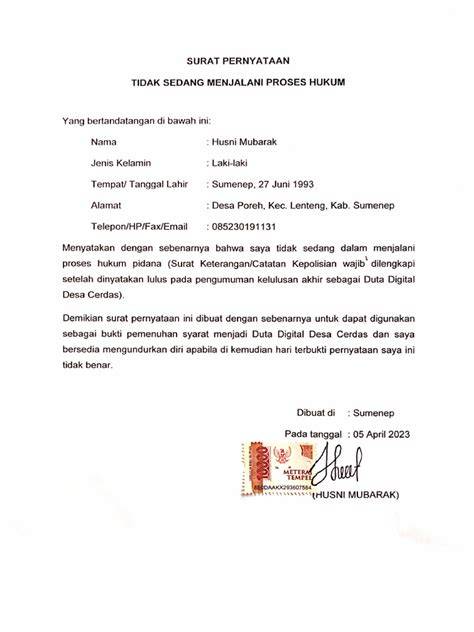 Surat Hukum
