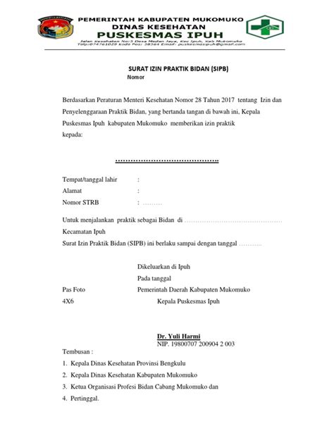 Surat Izin Bidan