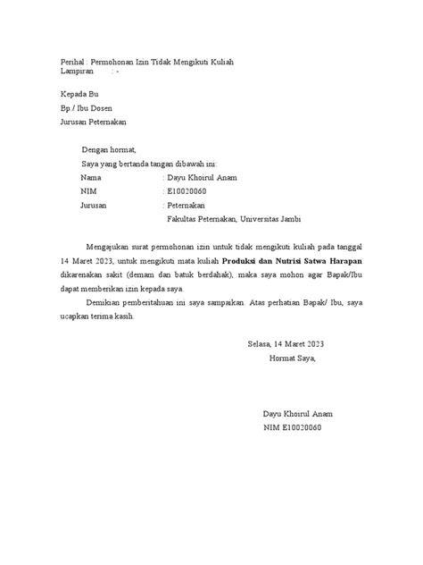 Surat Izin Components