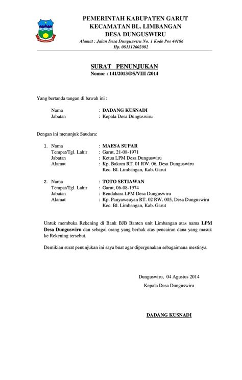 Surat Penunjukan