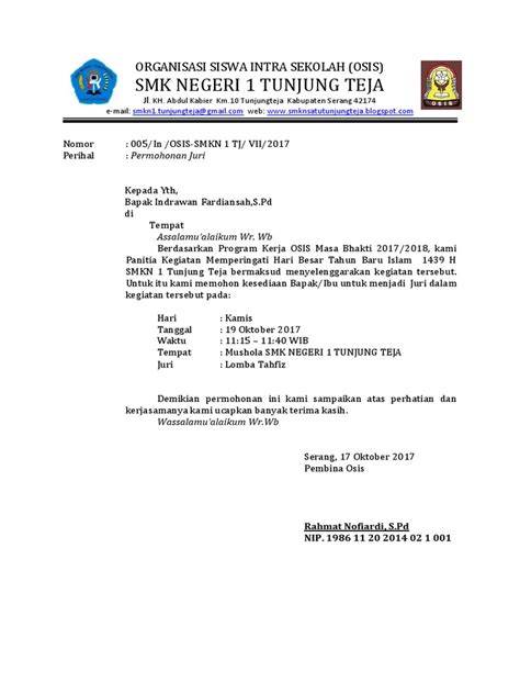 Surat Tugas Juri