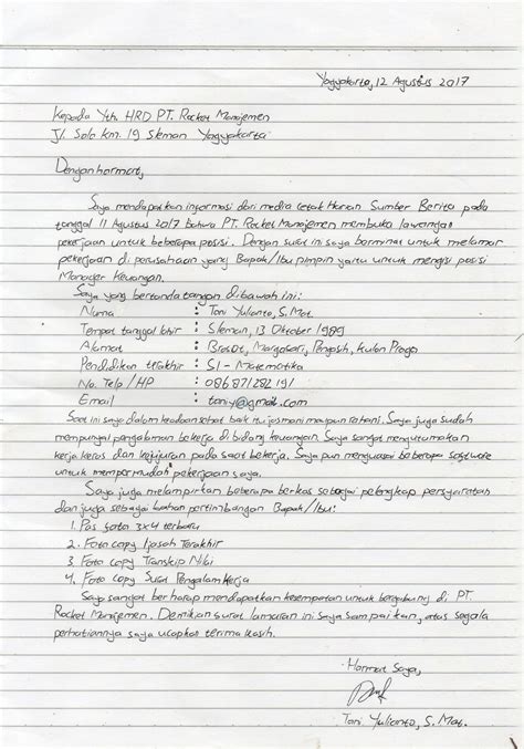 Surat Tulis Tangan