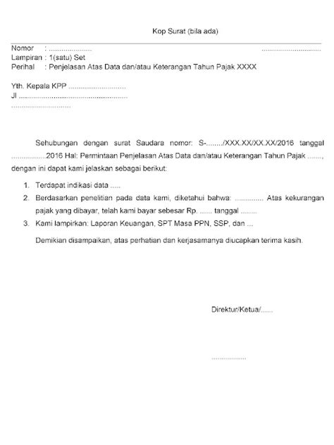 Surat balasan SP2DK