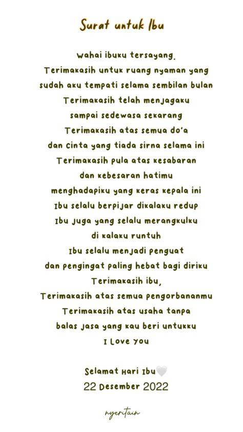 Surat untuk Ibu