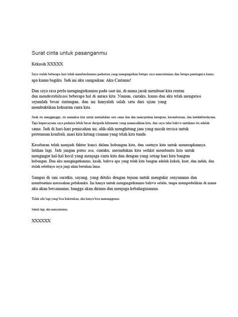 Surat untuk Pasangan