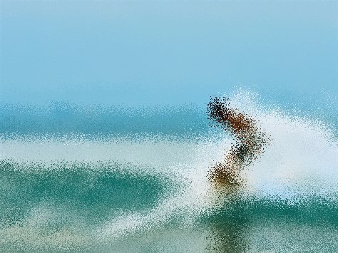 Surfing di Pantai Pangandaran
