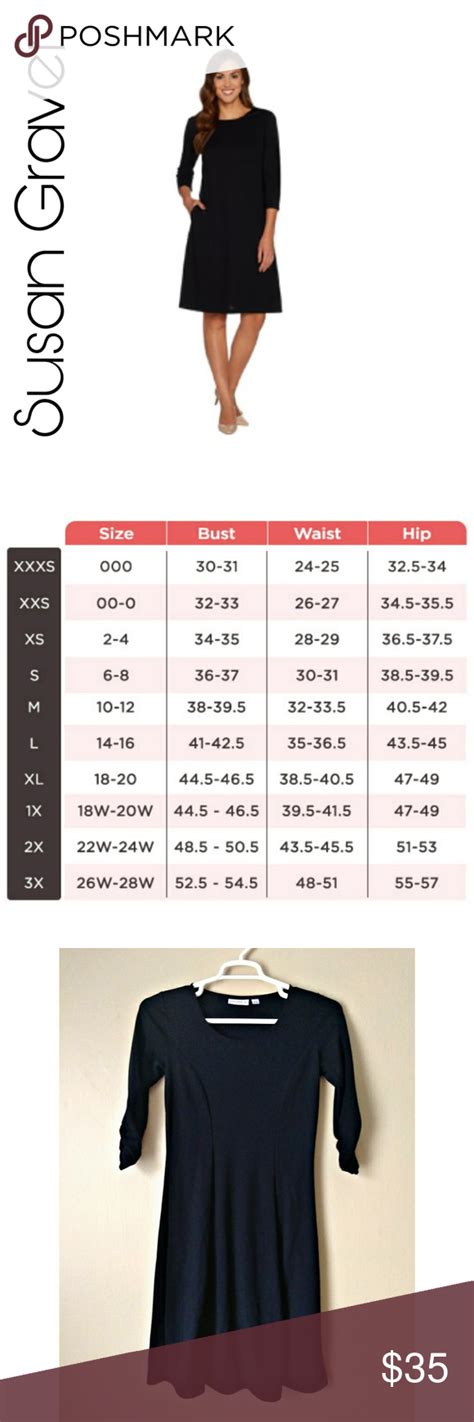 Susan Graver Sizing Chart