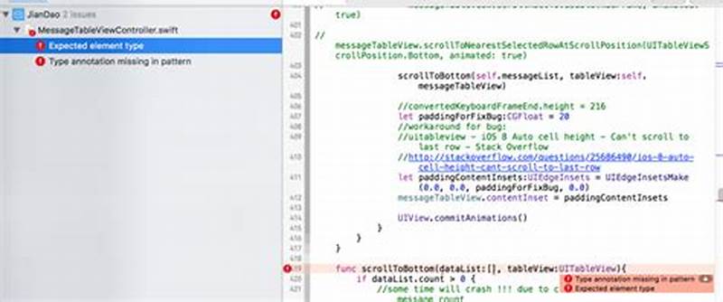 Swift Type Annotation Missing In Pattern