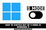 Switch Off S Mode