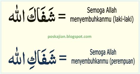 Syafakillah dan Syafakallah: Apa Bedanya dan Kapan Menggunakannya?