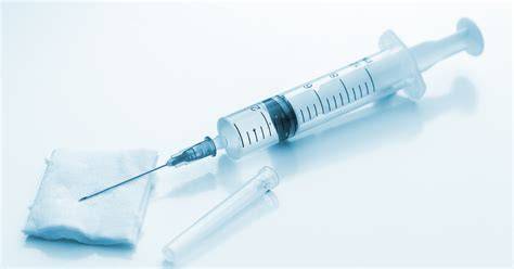 Syringe and medicine