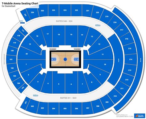 T Mobile Arena Seating Chart With Rows
