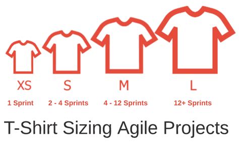 T Shirt Sizing Chart Agile