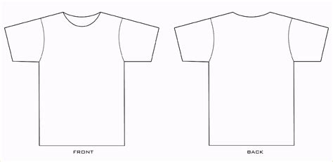 T Shirt Template Printable