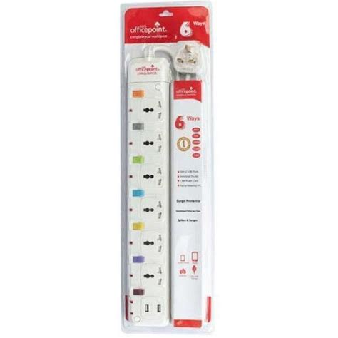 TCL 6 Way Multi Socket With USB